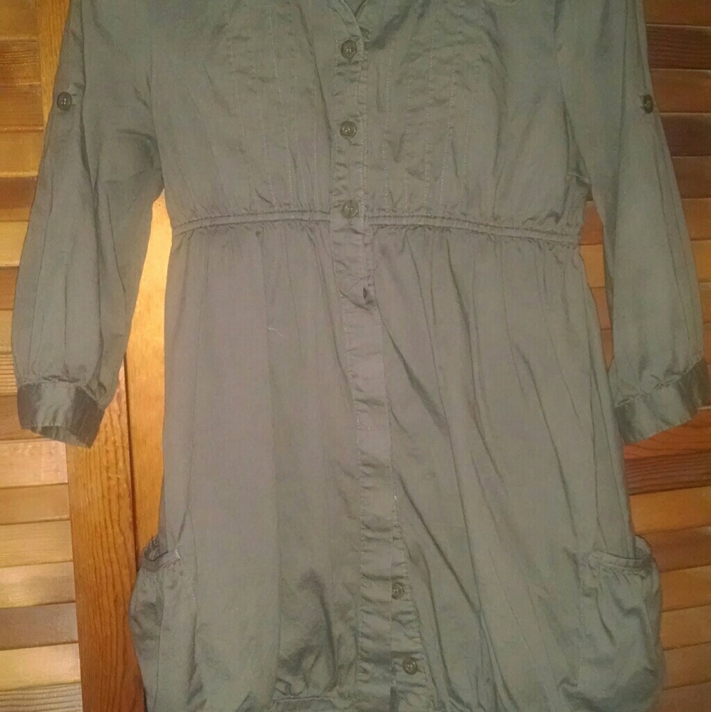 Dress mini tunic military - Picture 2 of 8